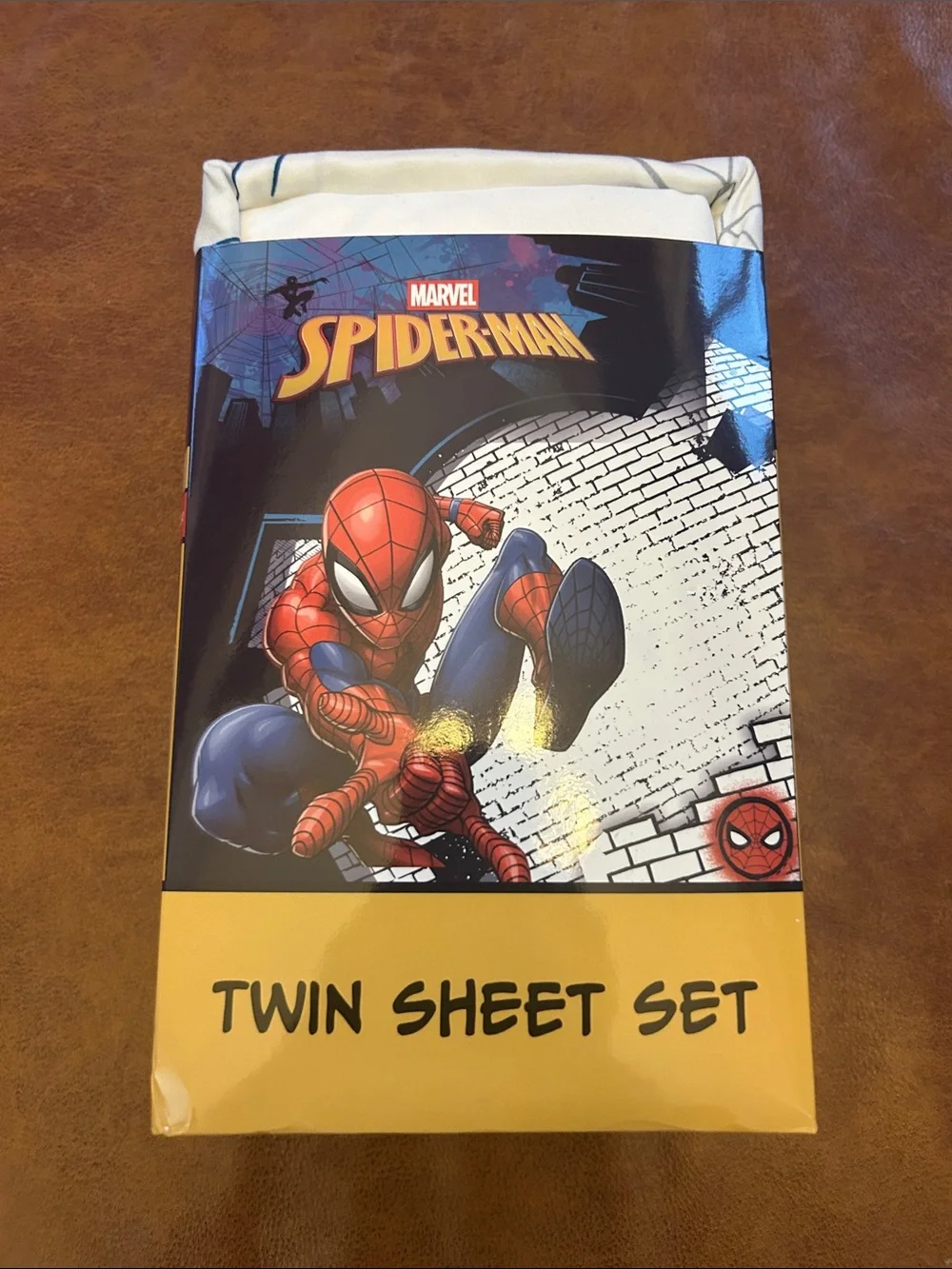Marvel Spider-Man Twin Sheet Set - Red, Blue & Yellow